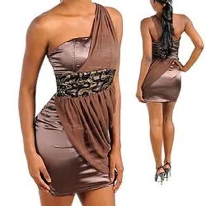 Aggie one shoulder dress , size L